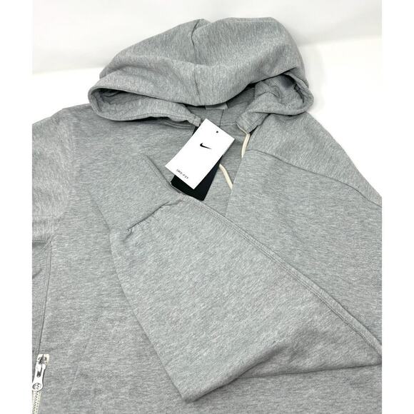 Nike Dri-FIT Standard Issue Men's Pullover Basketball Hoodie, Gray, Size S - Picture 4 of 9